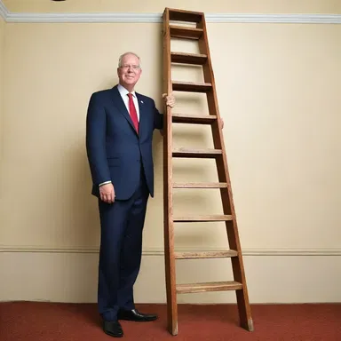 Why did the lieutenant governor bring a ladder to the election? Because he wanted to climb to new political heights!