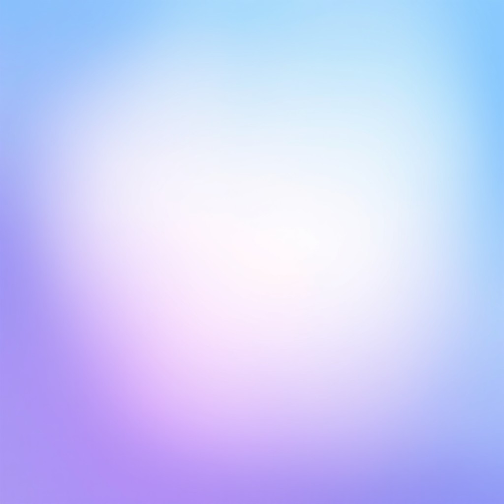 A stunning gradient background that transitions smoothly from a deep blue at the top to a soft lavender at the bottom, creating an ethereal ambiance