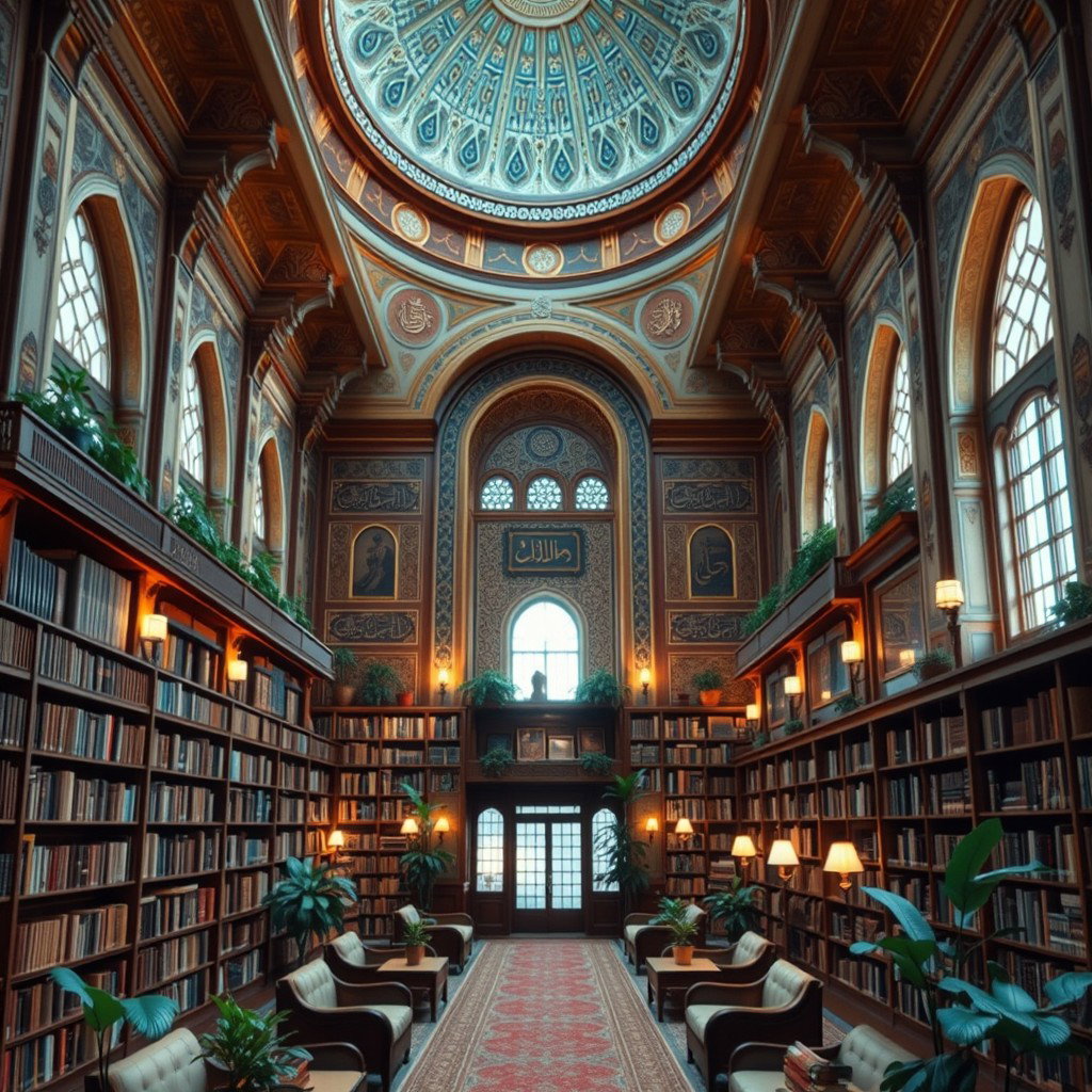 Explore the Beauty of Islamic Library Architecture