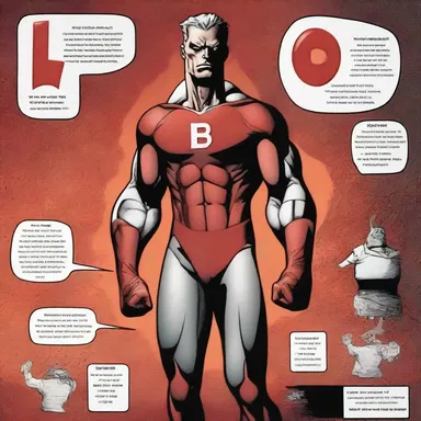 In the comic book series, the superhero's blood group is revealed to be AB negative.