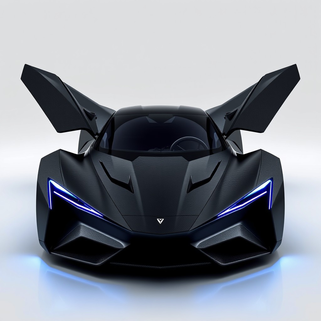 The Vortex features a low, tapered silhouette with a wedge-shaped aerodynamic profile, appearing as if sculpted by the wind