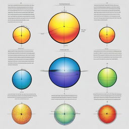 An image depicting the science of optical lenses, illustrating principles of light refraction, focusing, varied lens architecture, and how it impacts vision.