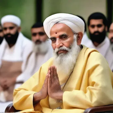 The wise guru demonstrated his repartee when responding to the challenging questions posed by the followers of a different faith.