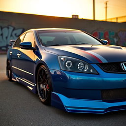 A customized 2006 Honda Accord showcasing a sleek and modern modification style
