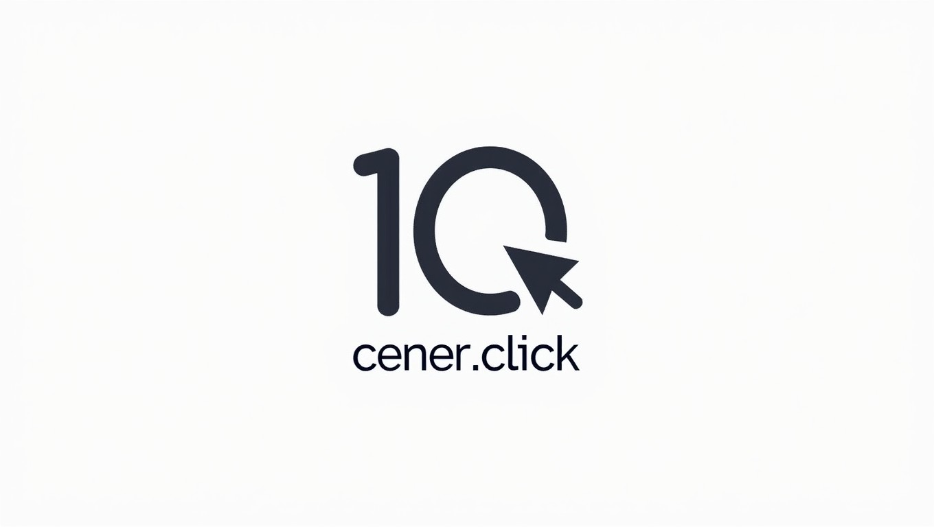 An elegant and professional logo design for the webpage service 'cener