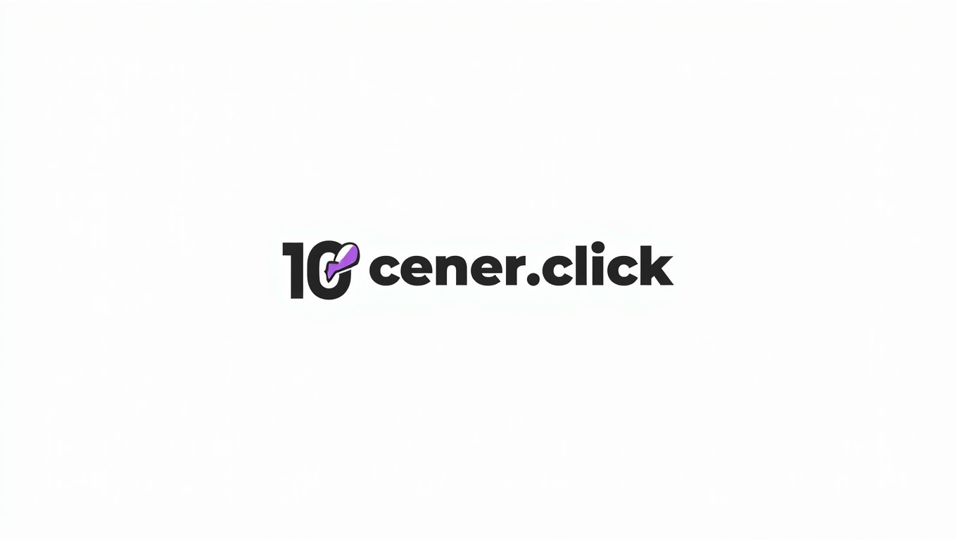 A sleek and professional logo design for the webpage service 'cener