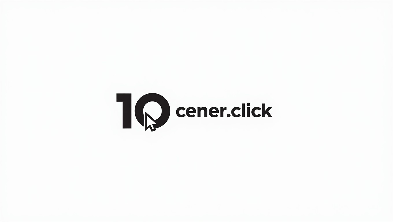 A sleek and professional logo design for the webpage service 'cener