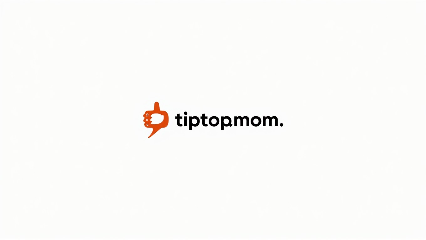 A professional logo design for the webpage service 'tiptop