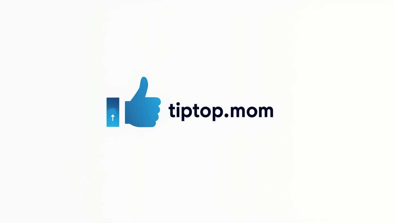 A professional logo design for the webpage service 'tiptop