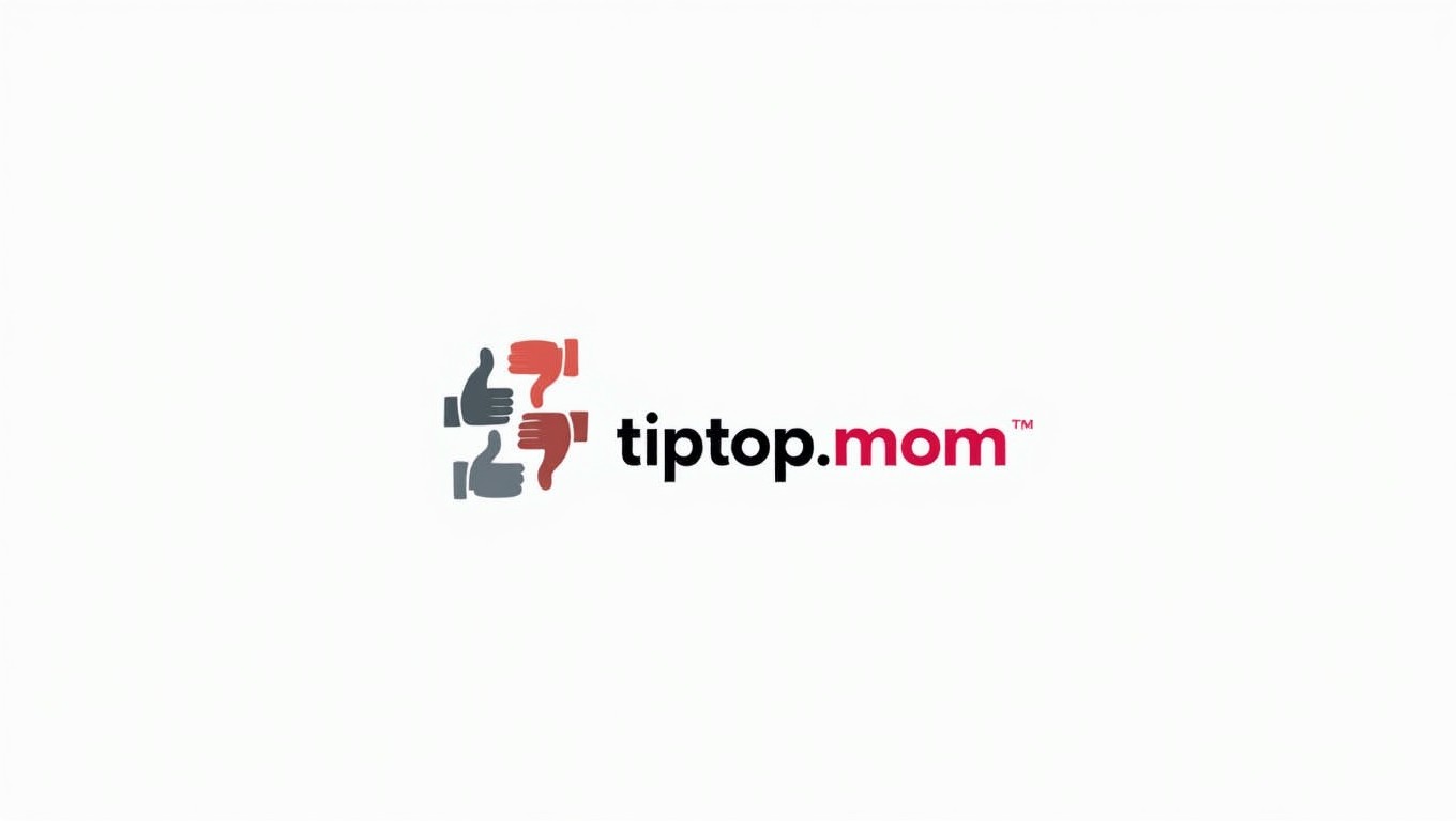 A professional logo design for the webpage service 'tiptop
