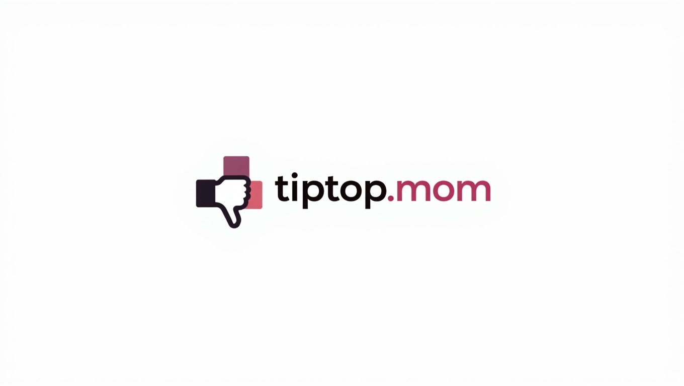 A professional logo design for the webpage service 'tiptop