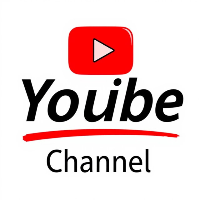 Bold & Vibrant YouTube Channel Logo Design