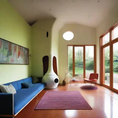 The architect designed a whimsical house that would make any morosoph feel right at home.