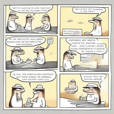 In the comic strip, the morosoph character provided a humorous twist to every situation.