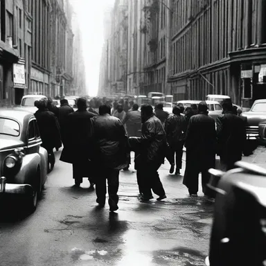 The director intentionally shot the scene to depict the chaotic ambiance of the city imperfectly.