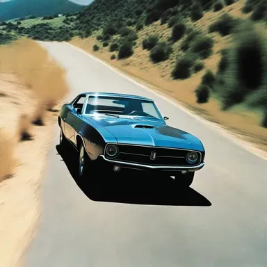 The movie showcased an intense chase scene, with the protagonist racing down a perpendicular hill.