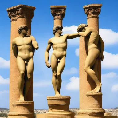 In Greek mythology, the plumb line was believed to be used by Hermes to measure the distance between heaven and earth.