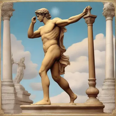 In Greek mythology, the plumb line was believed to be used by Hermes to measure the distance between heaven and earth.