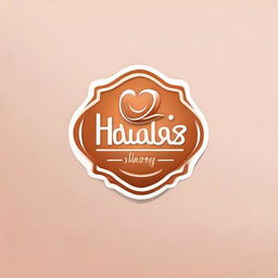 Design a cute and appealing logo for a brand named 'Houda's Touch'.