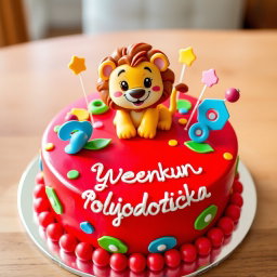 Celebrate with a Whimsical Lion Cub Cake