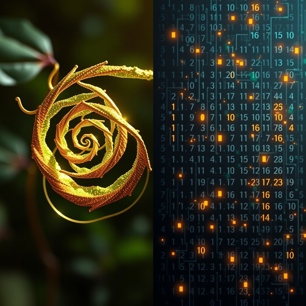 A captivating comparison between Fibonacci sequences and mathematical matrices