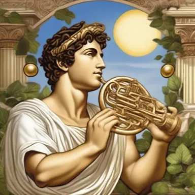 According to Greek mythology, the god Apollo played a magical brass instrument called the cornucopia.