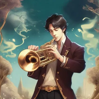 In the fantasy novel, the protagonist used a mystical brass instrument to summon elemental powers.