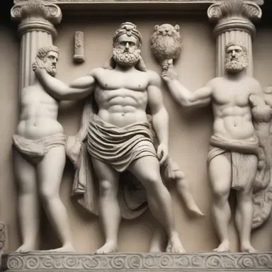 In ancient Greece, the gods were often depicted as martial deities.