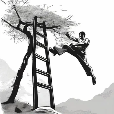 Why did the martial artist bring a ladder to the fight? Because they wanted to reach new heights in combat!