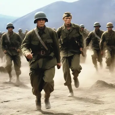The film had a martial theme, portraying the life of soldiers in the war.