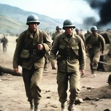 The film had a martial theme, portraying the life of soldiers in the war.