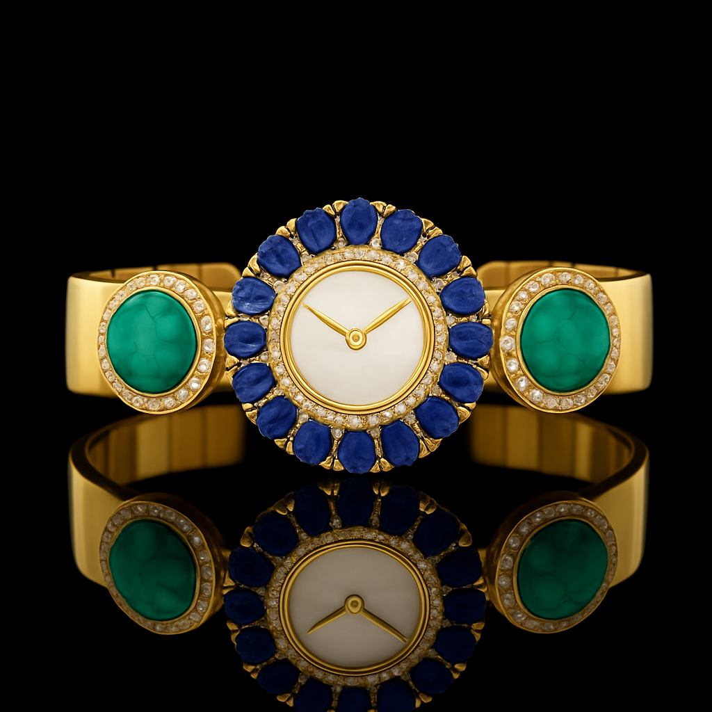 From the picture of ring watch above, change belt type from the picture to look more elegant and modern belt.