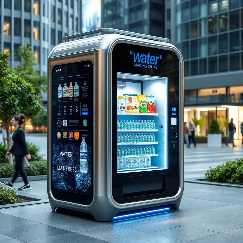 Sleek Water Vending Machine: Quench Your Thirst in Style