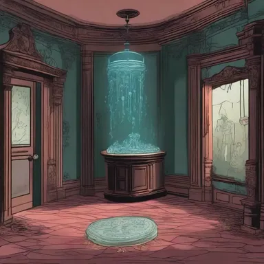 In the dark corners of the haunted mansion, the protagonist discovered a hidden cleistothecium filled with mysterious spores.