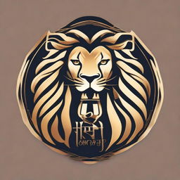 Logo with the name Yanchar, integrated with an elegantly designed lion