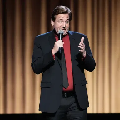 The comedian's unreasoning humor left the audience in stitches.