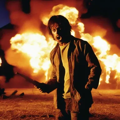 In the horror movie, a deranged killer used propene to create deadly explosions.