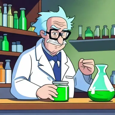 In the animated series, the mad scientist concocted a potion using propene, which had unintended hilarious consequences.