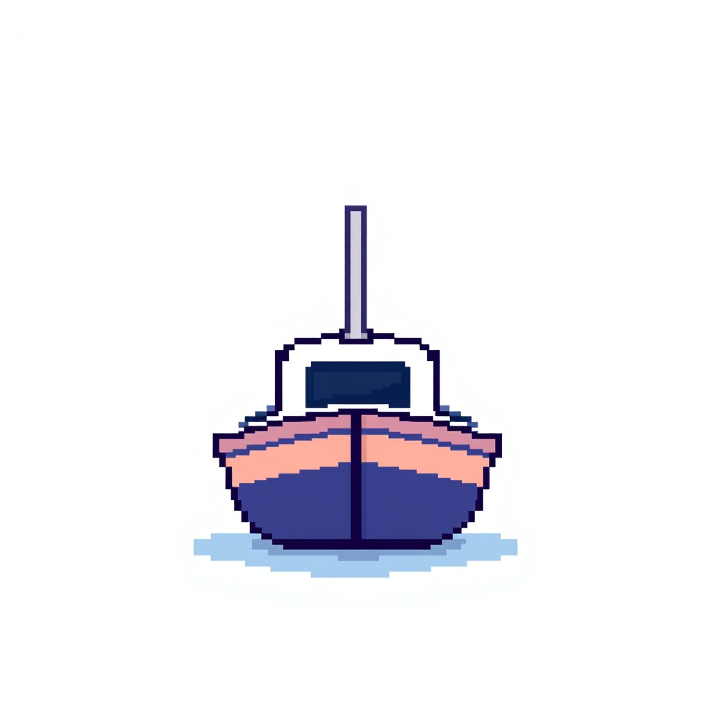 Pixel Perfection: Tiny Boat Art