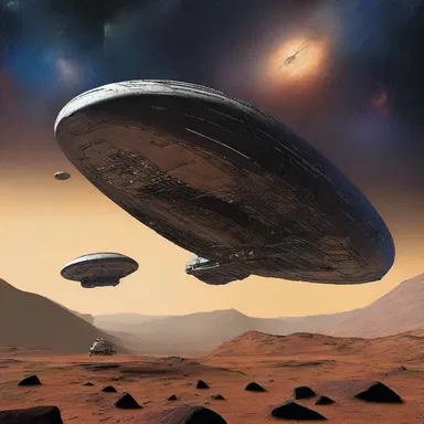 In the distant future, an expedition discovered a derelict spacecraft named XCIV-XS on the outskirts of the galaxy.