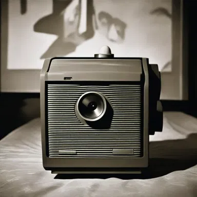 The clapped out projector created flickering images on the screen, adding to the vintage charm of the movie.
