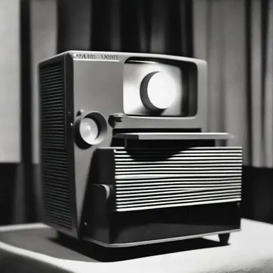 The clapped out projector created flickering images on the screen, adding to the vintage charm of the movie.