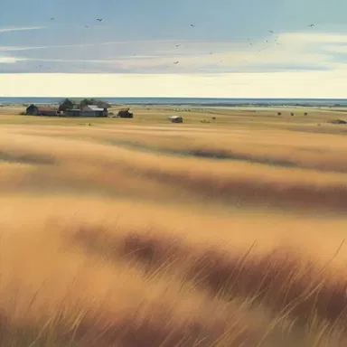 The author skillfully used widening language to depict the vastness of the prairie landscape in the novel.