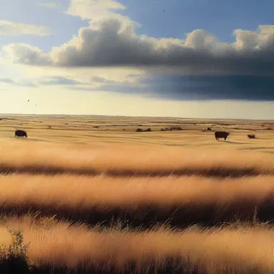 The author skillfully used widening language to depict the vastness of the prairie landscape in the novel.