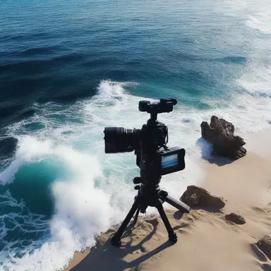 In the movie, the director employed widening camera angles to capture the breathtaking beauty of the ocean.