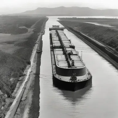 The widening of the Panama Canal in the early 20th century was a monumental engineering feat.