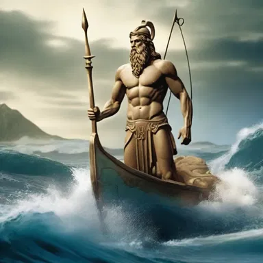 According to Greek mythology, the widening of the sea passage between Europe and Asia was caused by Poseidon's trident.