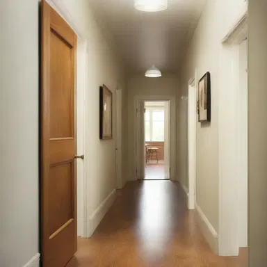 The widening of the hallway created a sense of spaciousness and improved the flow of the house.