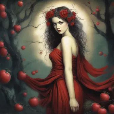 According to Greek mythology, the goddess Persephone was abducted by Hades and taken to the batty underworld.