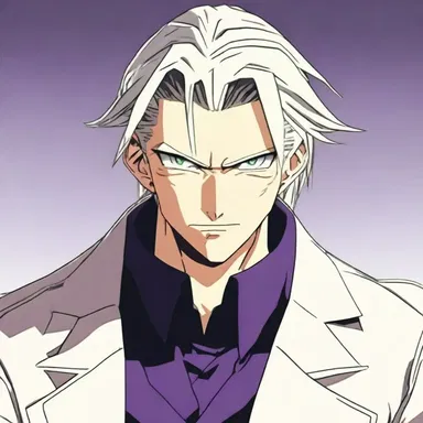 In the anime, the villain smirked arrogantly after defeating the protagonist.